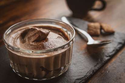 Receitas Low-Carb para o Chá da Tarde - mousse de chocolate