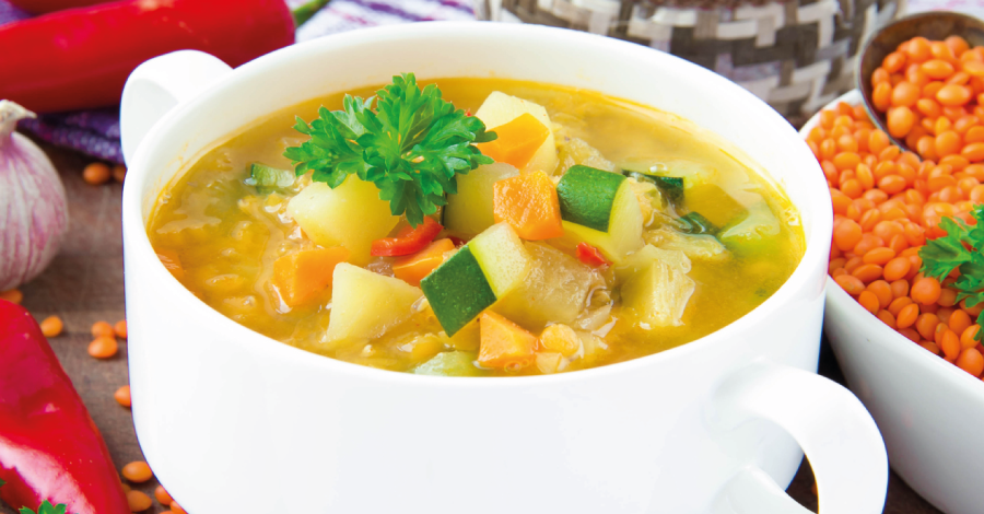 Receitas Low-Carb sopa de legumes
